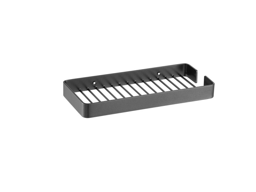 Σπογγοθήκη Επίτοιχη δύο στηρίξεις Graphite Dark Sanco Aegean 26943-122