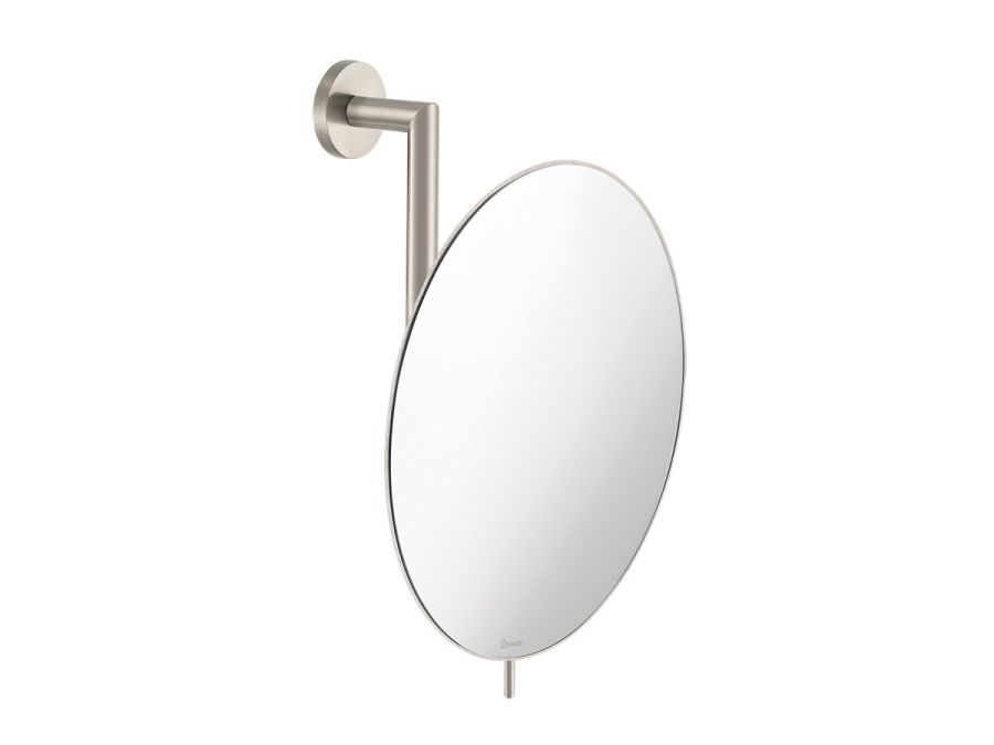 Καθρέπτης Μεγεθυντικός Επιτοίχιος Ø25 εκ. Μεγέθυνση x5 Brushed Nickel Sanco Mirrors MR-764-A73