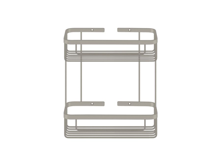 Sanco Shower Baskets Διπλή παραλ/μη Θήκη Γκρι τσιμέντου ματ 00004-M104