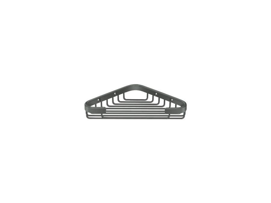 Sanco Shower Baskets Σπογγοθήκη Γωνιακή Ανθρακί ανάγλυφο 00006-Μ118