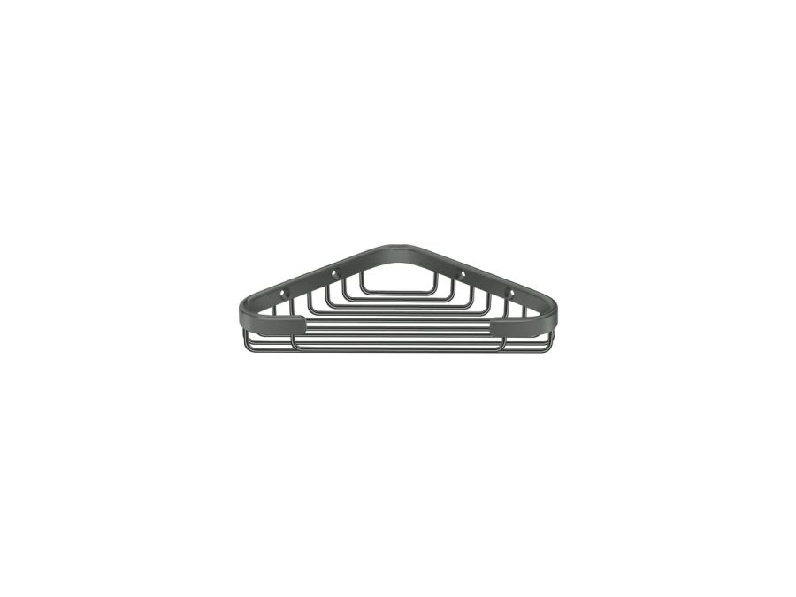 Sanco Shower Baskets Σπογγοθήκη Γωνιακή Ανθρακί ανάγλυφο 00007-Μ118
