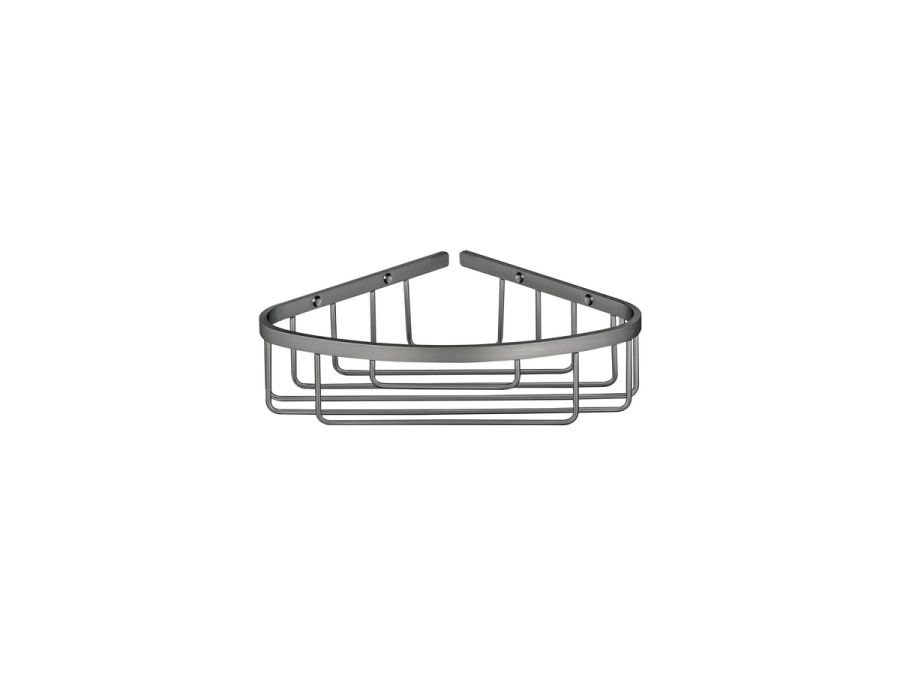 Sanco Shower Baskets Γωνιακή Θήκη PVD gun metal βουρτσιστό 00008-PVD-05BR