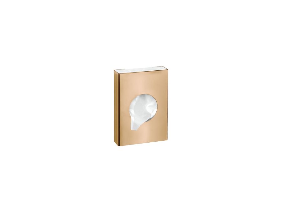 Sanco Tissue Dispensers Θήκη για σακουλάκια υγιεινής (AISI 304) PVD θερμό μπρονζέ γυαλιστερό 00098-PVD-01PL