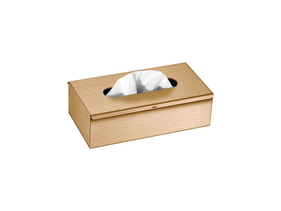 Sanco Tissue Dispensers Tissue Box Free standing | Wall mounted (AISI 304) PVD θερμό μπρονζέ βουρτσιστό 00102-PVD-01BR