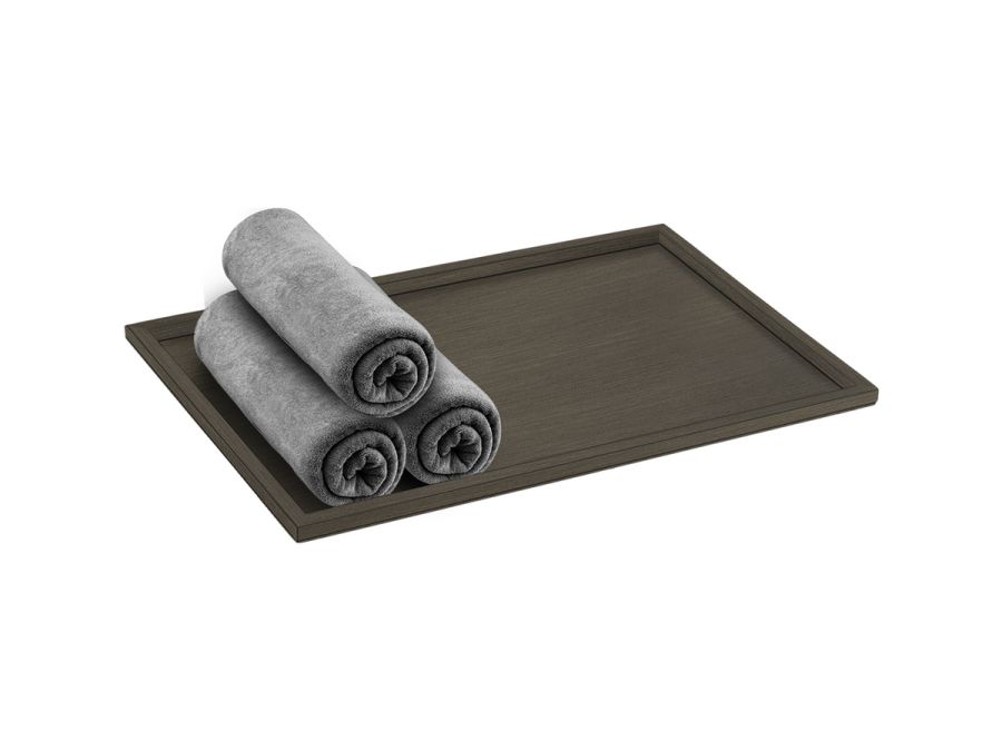 Sanco Hotel Amenities Guest Towel Tray Σκούρο μπρονζέ ματ 00136-DM25