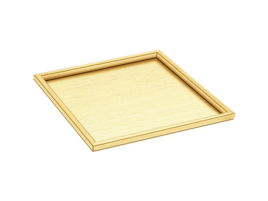 Sanco Hotel Amenities Coffee Tray PVD χρυσό ορείχαλκο βουρτσιστό 00137-PVD-02BR