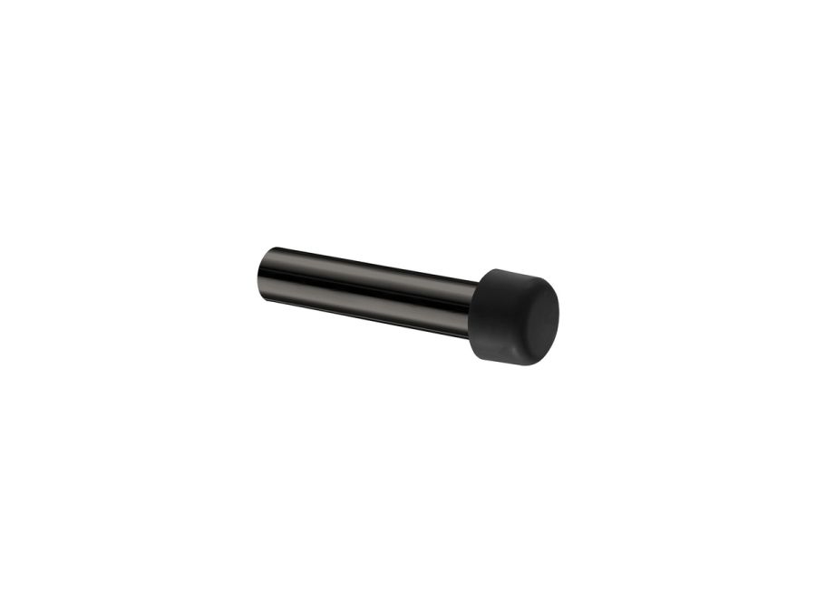 Sanco Bath Robe Hook & Door Stop Επιτοίχιο Στοπ πόρτας PVD gun metal γυαλιστερό 00251-PVD-05PL