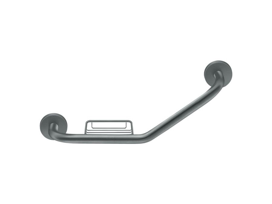 Sanco Grab-bars Λαβή Τύπου V Με Σαπ/κη Ανθρακί ανάγλυφο 00402-Μ118