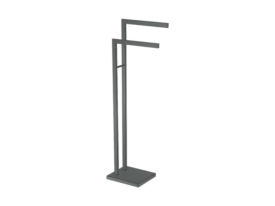 Sanco Towel Stands Καλόγερος Ανθρακί ανάγλυφο 00507-Μ118