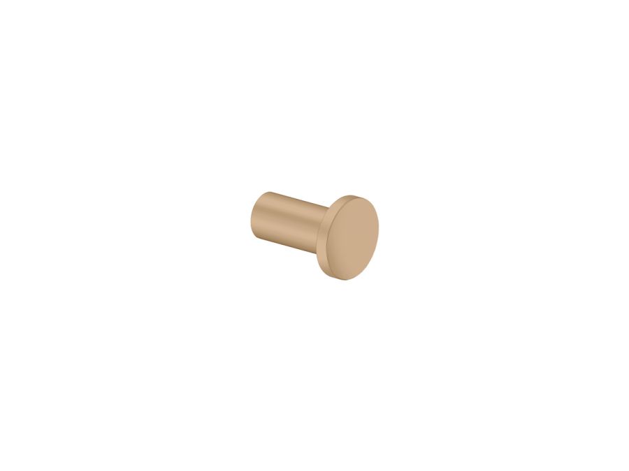Sanco Bath Robe Hook & Door Stop Μονό Άγκιστρο Μόκα ματ 00671-M103