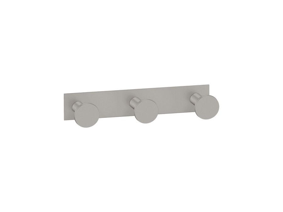 Sanco Bath Robe Hook & Door Stop Τριπλό Άγκιστρο Γκρι τσιμέντου ματ 00683-M104
