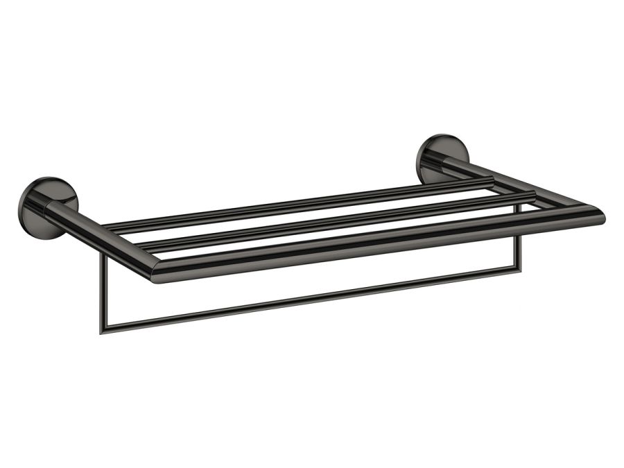 Sanco Towel racks Ραφιέρα Πετσετών PVD gun metal γυαλιστερό 00911-PVD-05PL