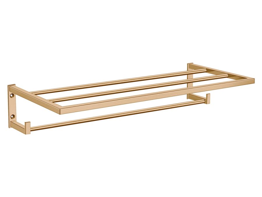Sanco Towel racks Ραφιέρα Πετσετών PVD θερμό μπρονζέ βουρτσιστό 00918-PVD-01BR