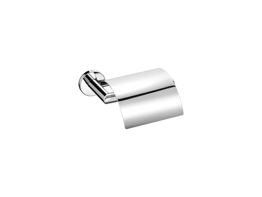 Sanco Corner Χαρτοθήκη με καπάκι Χρώμιο 22707-Α03