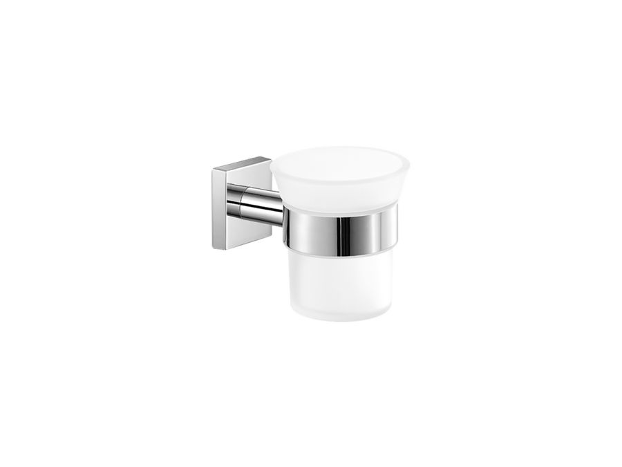 Sanco Iconic Glass Holder Χρώμιο 26701-Α03