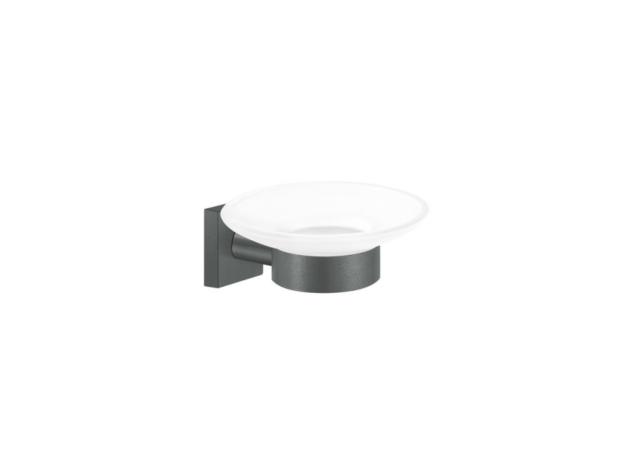 Sanco Iconic Soap Dish Ανθρακί ανάγλυφο 26702-Μ118