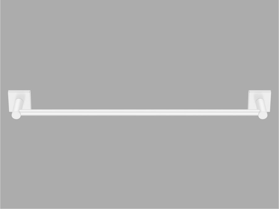 Sanco Iconic Single Towel Rail Λευκό ματ 26704-Μ101