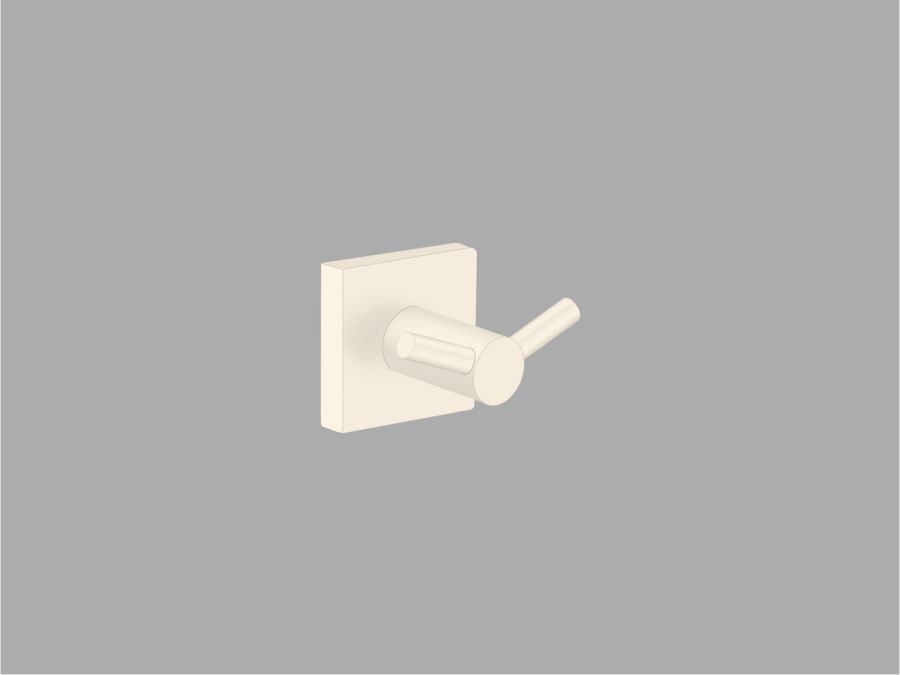 Sanco Iconic Double Bath Robe Hook Μπεζ ματ 26748-Μ102