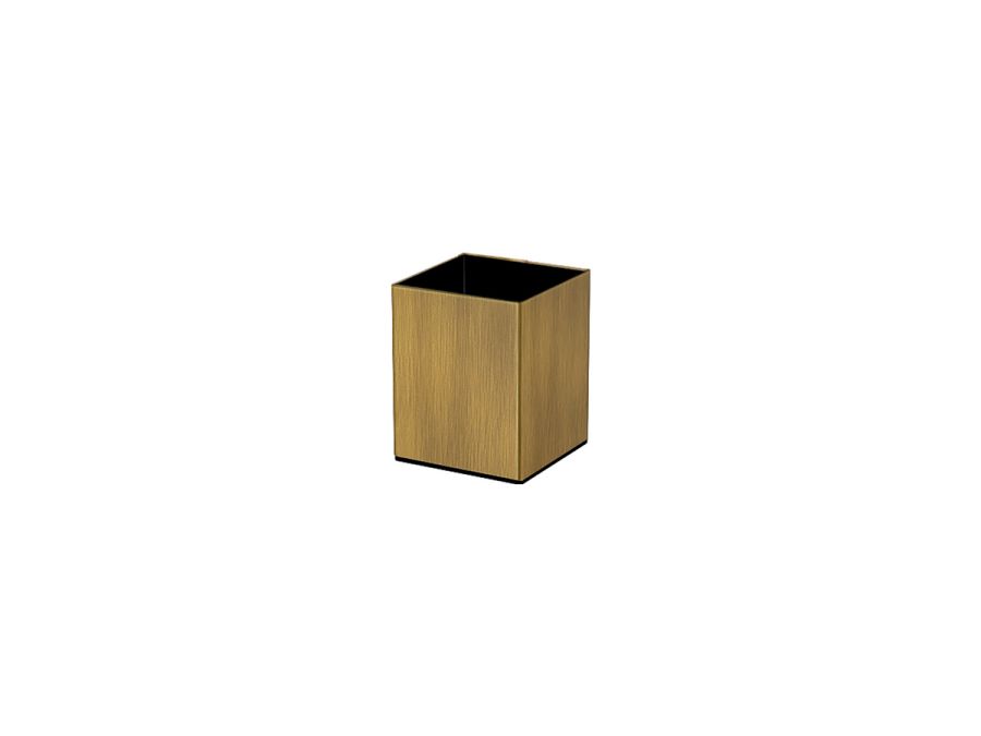 Sanco Bathroom Set Επικαθήμενη Ποτηροθήκη Μπρονζέ ματ 90152-Μ25
