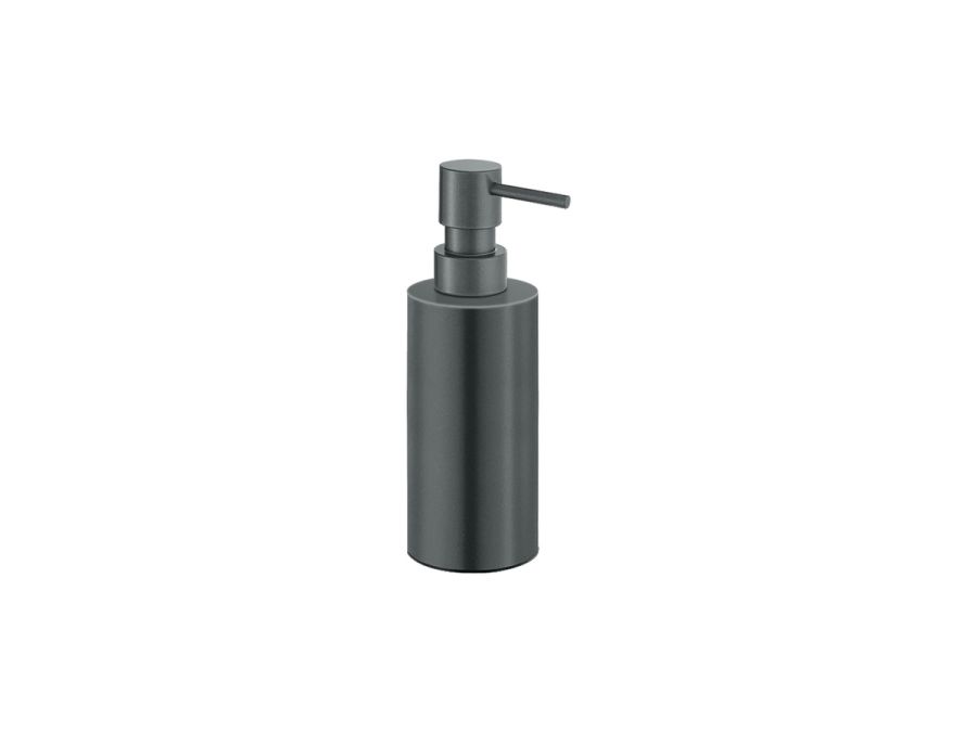 Sanco Bathroom Set Επικαθήμενο Ντισπένσερ Ανθρακί ανάγλυφο 90351-Μ118