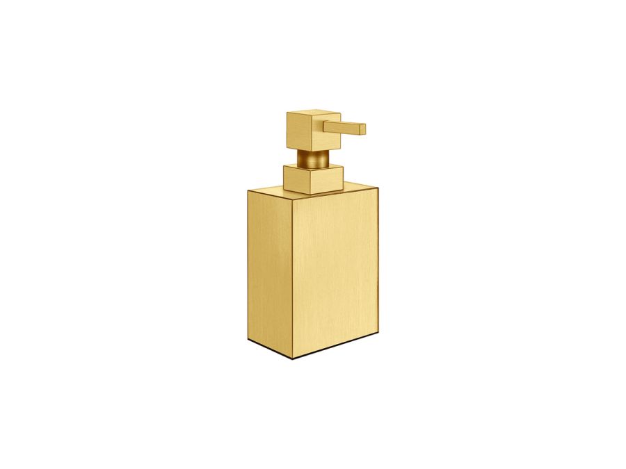 Sanco Bathroom Set Επικαθήμενο Ντισπένσερ PVD χρυσό ορείχαλκο βουρτσιστό 90354-PVD-02BR
