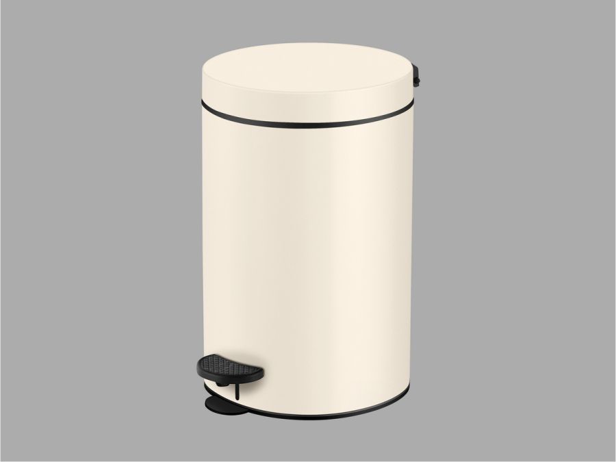 Sanco Waste Bins Χαρτοδοχείο 12lt Μπεζ ματ 90611-Μ102