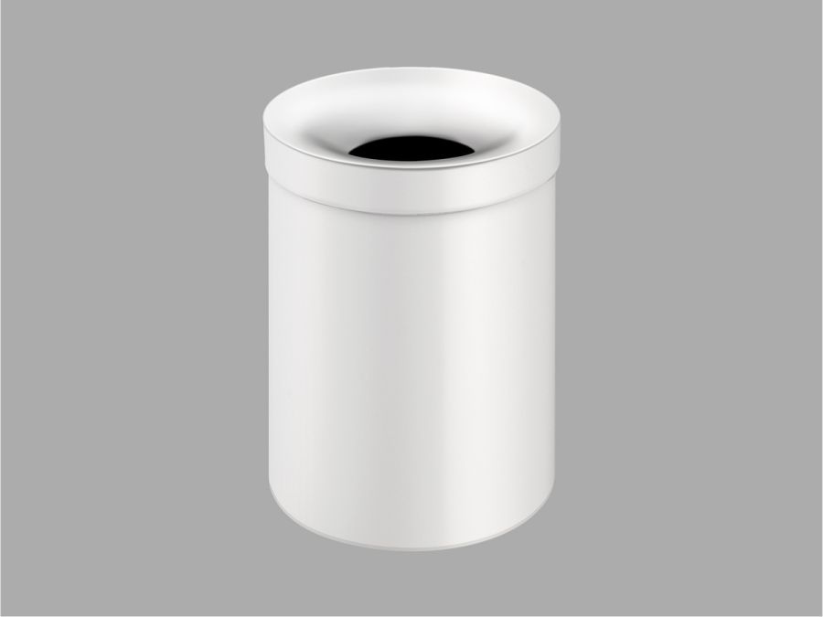 Sanco Open Bins Χαρτοδοχείο 12lt Λευκό ματ 90654-Μ101