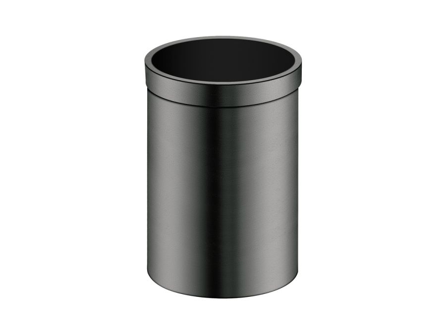 Sanco Open Bins Χαρτοδοχείο 12lt PVD gun metal βουρτσιστό 90664-PVD-05BR