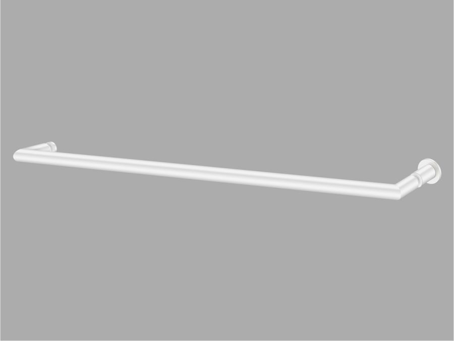 Sanco Glass Door Accessories Λαβή / πετσετοθήκη Λευκό ματ GL0715-Μ101