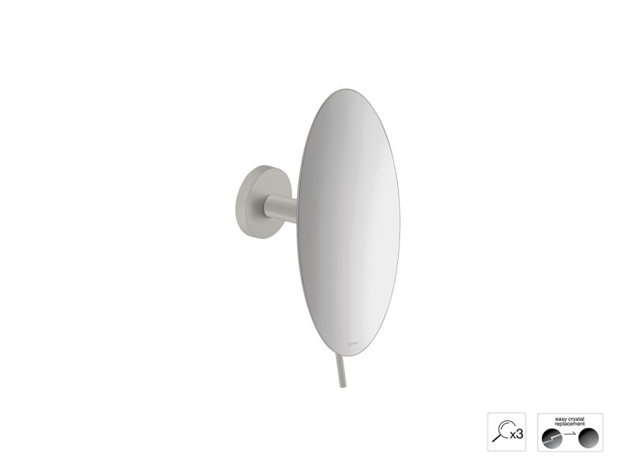 Sanco Cosmetic mirrors Μεγεθυντικός καθρέπτης x3 Γκρι τσιμέντου ματ MR-702-M104