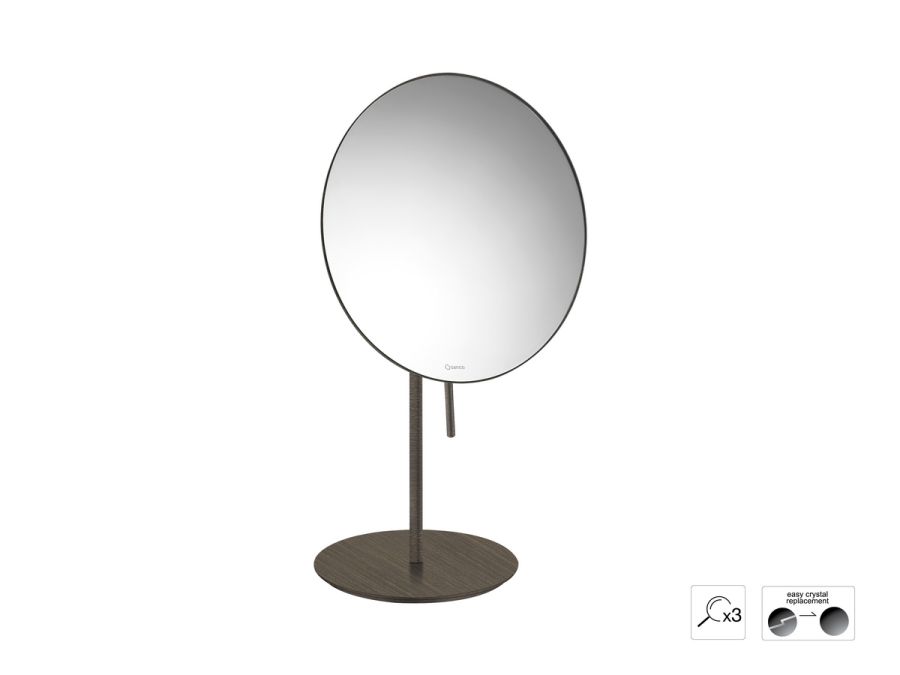 Sanco Cosmetic mirrors Μεγεθυντικός καθρέπτης x3 Σκούρο μπρονζέ ματ MR-703-DM25