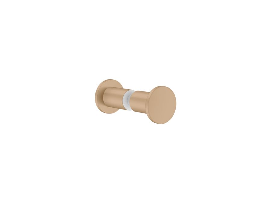 Sanco Glass Door Accessories Διπλό Πόμολο / Άγκιστρο Μόκα ματ SET-GL0670-M103