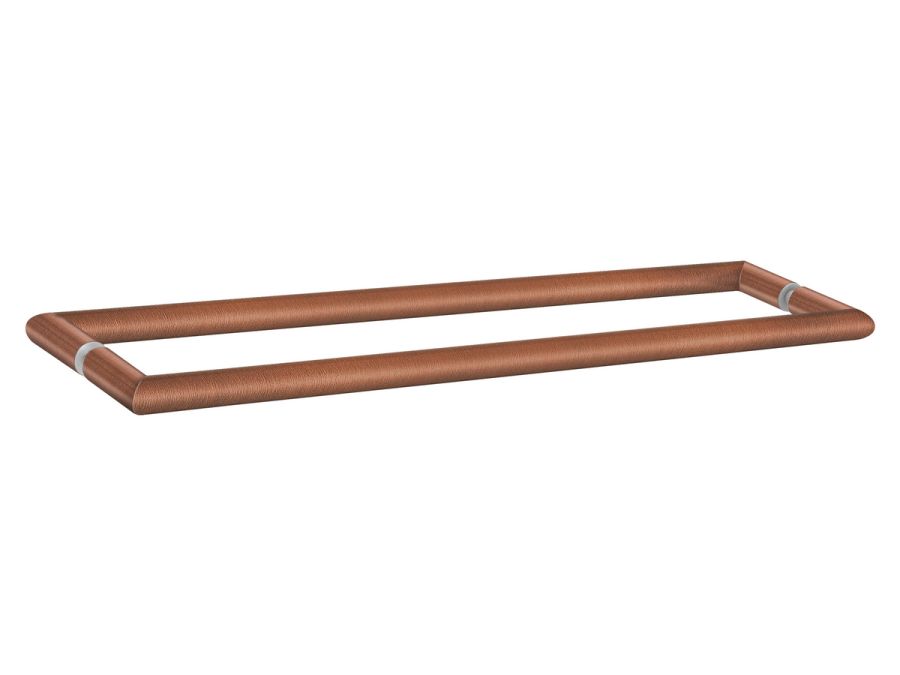 Sanco Glass Door Accessories Διπλή Λαβή / Πετσετοθήκη Χάλκινο ματ SET-GL0715-Μ26