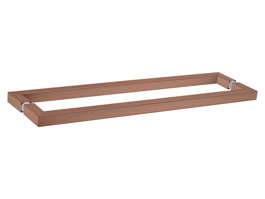 Sanco Glass Door Accessories Διπλή Λαβή / Πετσετοθήκη Χάλκινο ματ SET-GL0723-Μ26