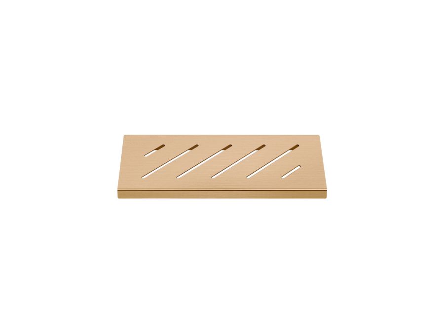 Sanco Shower Shelves Σπογγοθήκη (AISI 304) PVD θερμό μπρονζέ βουρτσιστό SH-0101-PVD-01BR