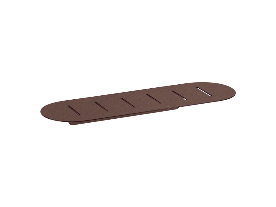 Sanco Shower Shelves Σπογγοθήκη (AISI 304) Wenge ανάγλυφο SH-0301-Α75