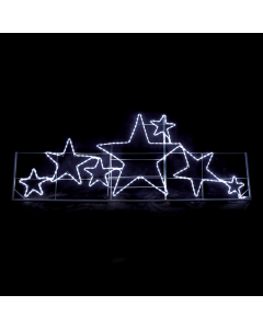 "STARS" 264 LED 11m ΜΟΝΟΚ. ΦΩΤ., CW ΣΤΑΘ., IP44, 87Χ237CM, 1.5m ΚΑΛ. ACA X082642215