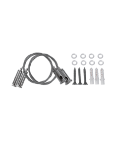 HANGING KIT FOR PROFILE WITH 1PC STEEL WIRE 2m & INSTALLATION ACCESSORIES ACA SWAL