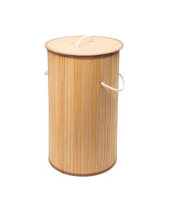 Καλάθι Απλύτων Bamboo Essentials Πτυσσόμενο Στρογγυλό 57lt 02-12823