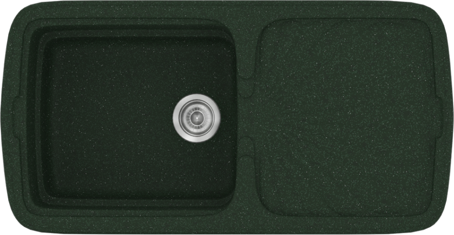 Sanitec Νεροχύτης 306 Classic 96×51 306-19-Granite-Green