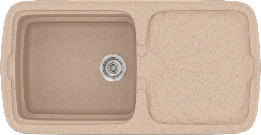 Sanitec Νεροχύτης 306 Classic 96×51 306-21-Granite-Sand