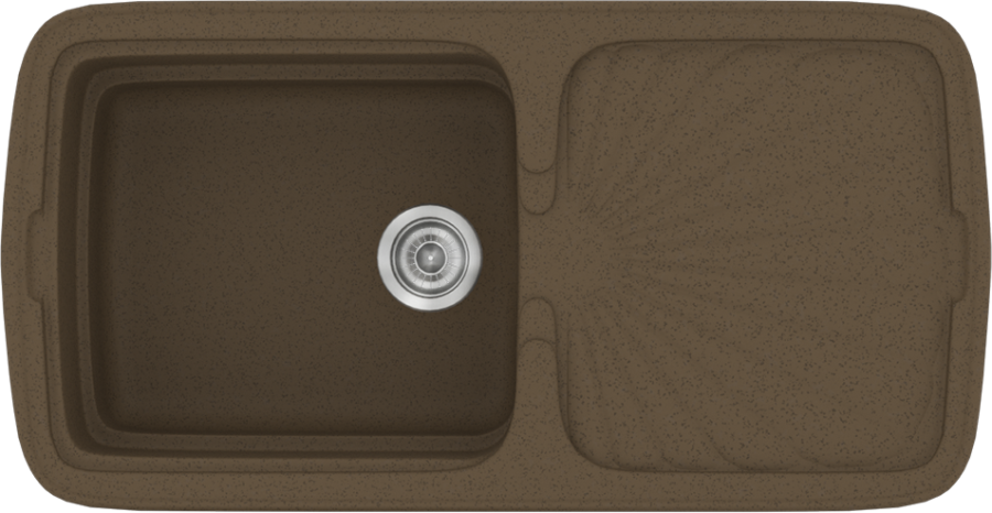 Sanitec Νεροχύτης 306 Classic 96×51 306-41-Granite-Rust