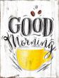 Ξύλινο Κρεμαστό 30x40cm "Good Morning" Etoile NN-711-52