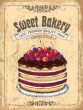 Ξύλινο Κρεμαστό 30x40cm "Sweet Bakery" Etoile NN-711-53