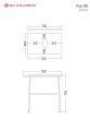 Έπιπλο 79x45xH77cm Βάση Νιπτήρα Ξύλο Rovere Nodato Σκελετός Μεταλλικός Black Matt Scarabeo FUJI 80/Rovere 6018-8949