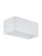 Φωτιστικό Τοίχου Λευκό Αλουμίνιο L20xA9xH8cm LED 3000K 1300lm Eglo Sania 98422