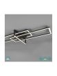 Φωτιστικό Πλαφονιέρα Οροφής L100x40xH11,5cm Smd Led 34w 3900lm 3000K Black Mat Trio Salinas 620310332