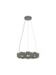 Κρεμαστό Φωτιστικό Μαύρο -Χρυσαφί D61,5xH150cm LED 3000K 4200lm Eglo Altagracia 390031