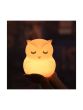 Φωτιστικό Νυχτός Φορητό Σιλικόνης Επαναφορτιζόμενο USB RGB Mini Light Ango Owl ANG-213