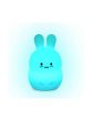 Φωτιστικό Νυχτός Φορητό Σιλικόνης Επαναφορτιζόμενο USB RGB Mini Light Ango Rabbit ANG-211